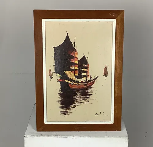 Minimal Boat Painting