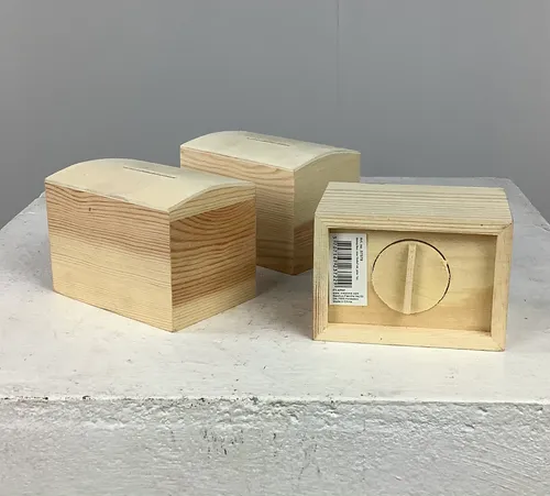 Wooden Money Box