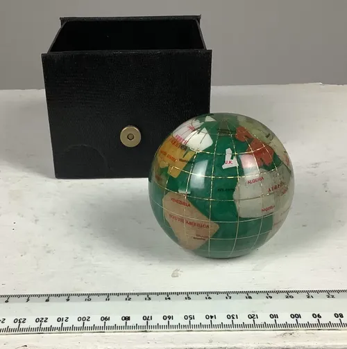 Globe paperweight with box