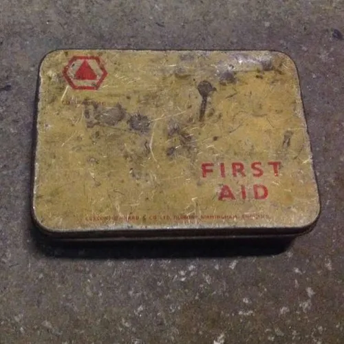 metal compact first aid kit