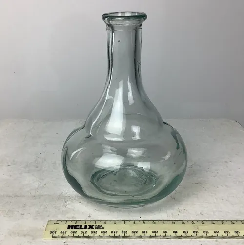 Glass Pear Shaped Vase