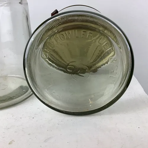 1920s Geo Fowler, Lee & Co. Ltd Vacuum Cover Glass Jars (No. 62)