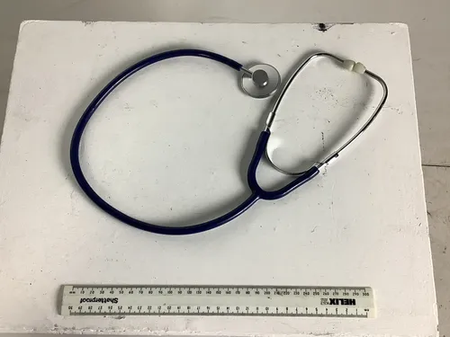 blue stethoscope