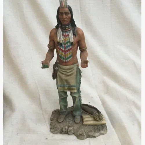 Ceramic Native American figurine 