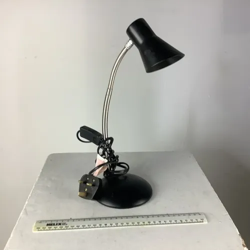 Black and Silver Anglepoise Lamp