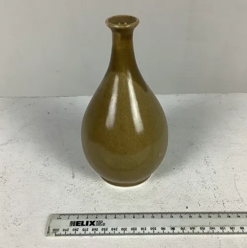 Mustard Ceramic Pear Shape Vase