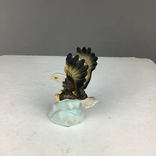 Ceramic Flying Bald Eagle Ornament