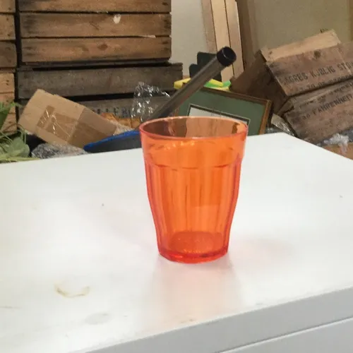Plastic Orange Tumbler