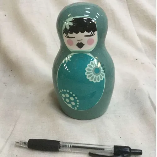 Ceramic Russian Doll figurine
