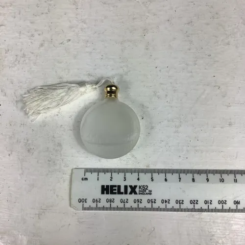 Frosted Glass Tassel Travel Perfume Bottle