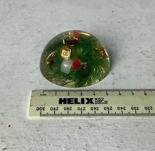 Greenery with Charms Paperweight
