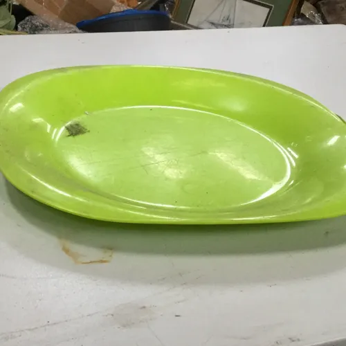 Green Plastic Plate
