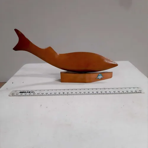 Wooden fish ornament
