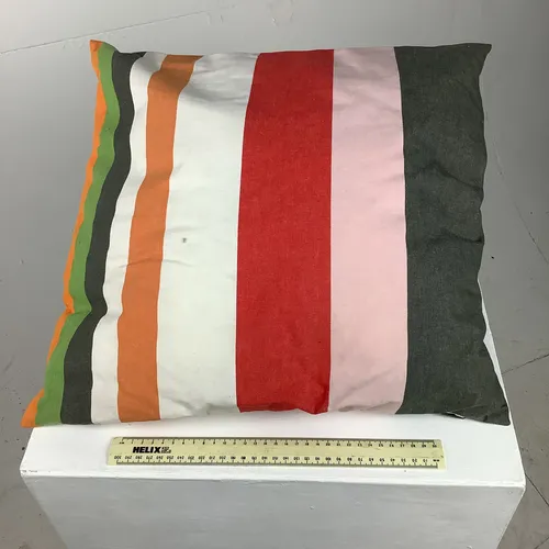 Colourful Striped Cushion