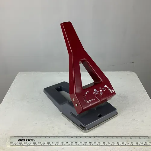 Large Rexel Maroon Paper Hole Punch