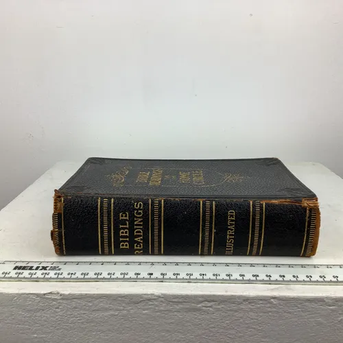 Black Leather “Bible Readings for the Home Circle”