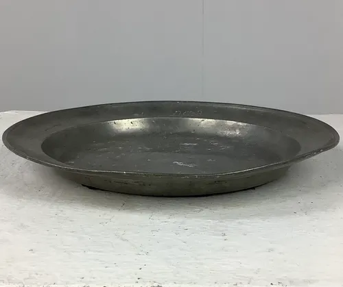 Various Pewter Plates Dish