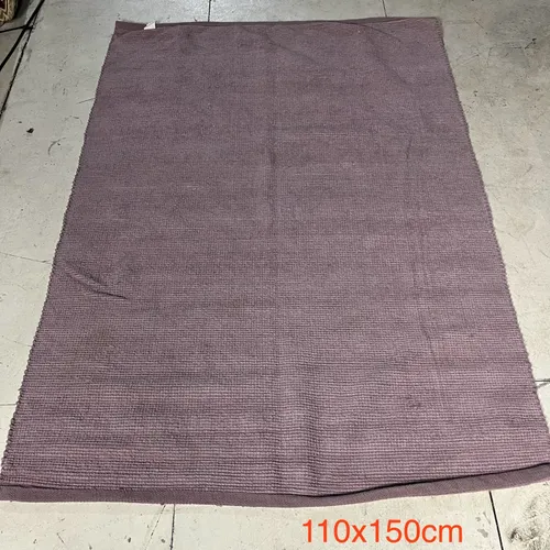 Purple Jute Floor Mat