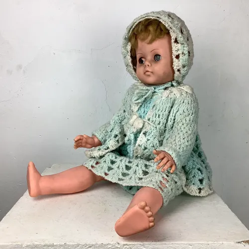 Period Doll with Blue Dress