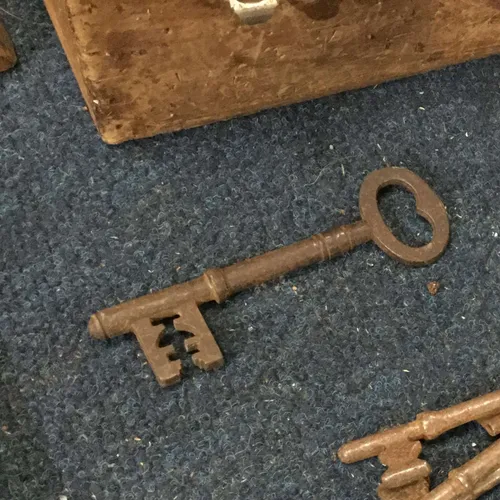 Large Rusted Key