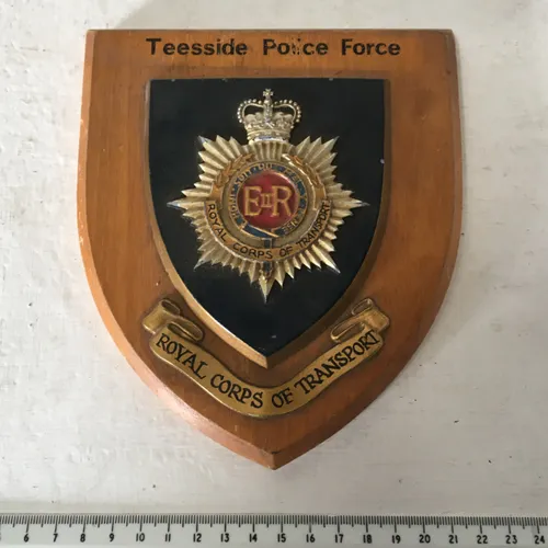 Commemorative Shield Teeside Police Force