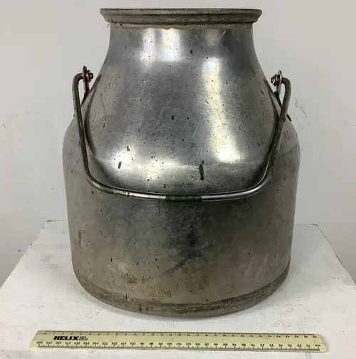 Period Metal Milk Bucket Handled