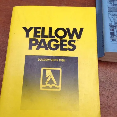 Glasgow South Yellow Pages 1988