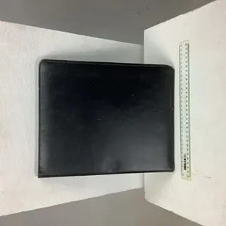 Black Leather Conference Folder