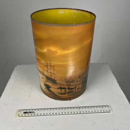 Yellow/Orange Boat Scene Lampshade