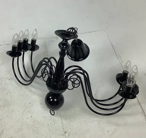 Black Folding Metal Chandelier