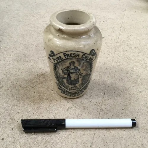 Period Small Cream Jar Bottle