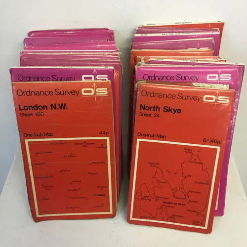 Quantity of Period Ordinance survey maps