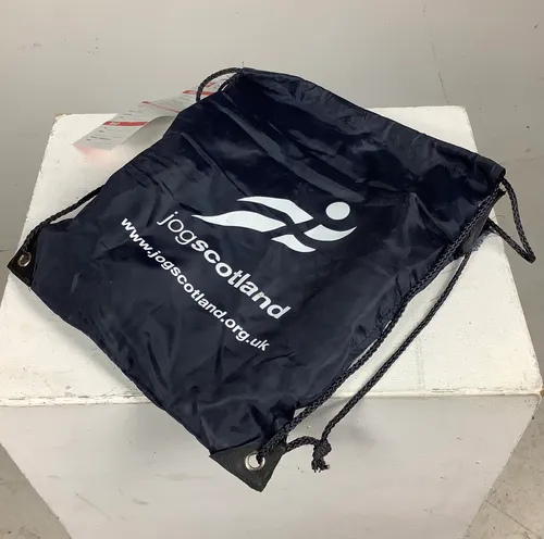 Navy Jogs Scotland Pull String Bag