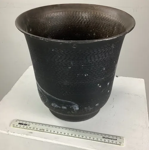 Black Plant Pot Bucket