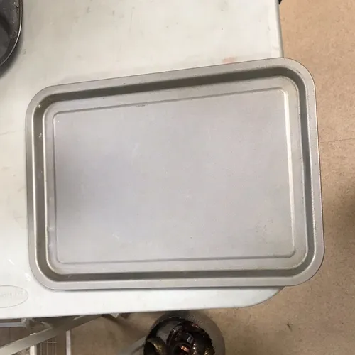 Silver Metal Baking Tray