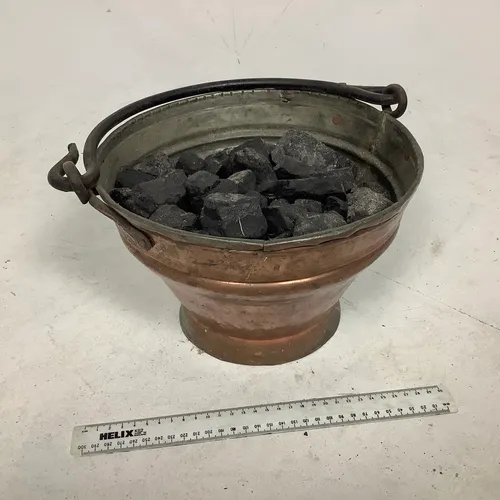 copper coal bucket 