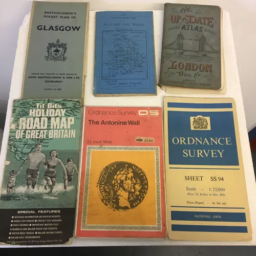 Various individual period maps and pocket guides