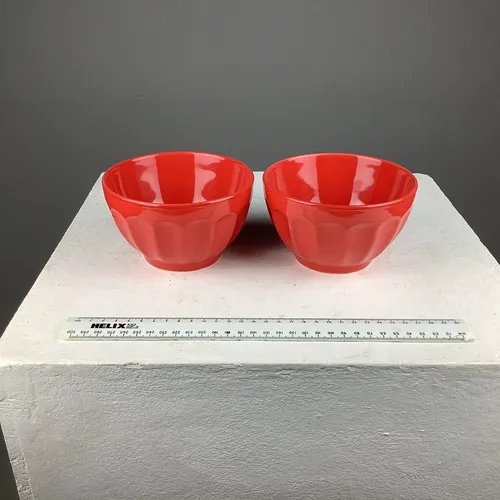 Red Dessert Bowls