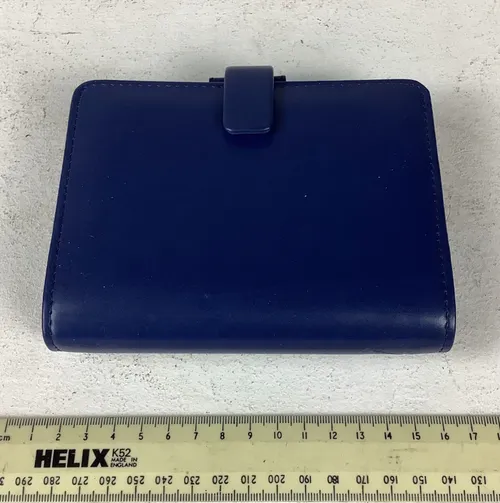 Blue Leather Filo Fax