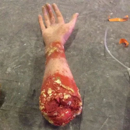 Severed limb prop arm