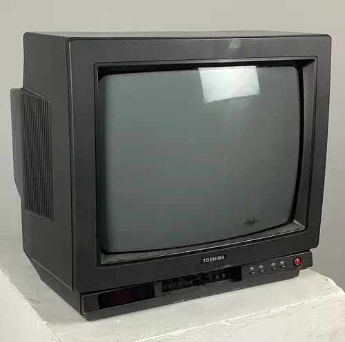 Black Toshiba Portable Television