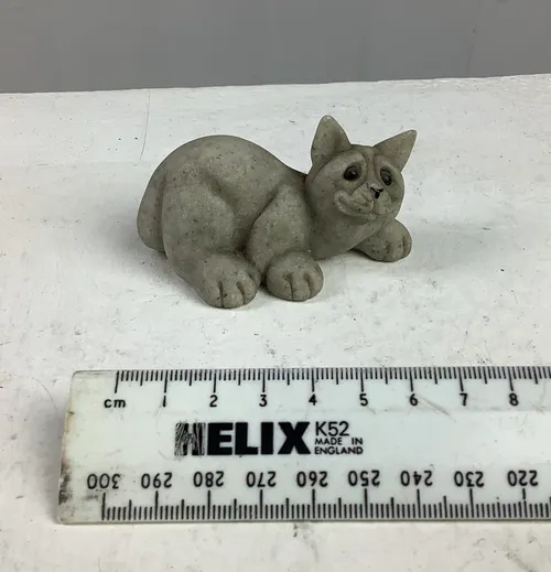 Various Stone Cat Ornament Figurines