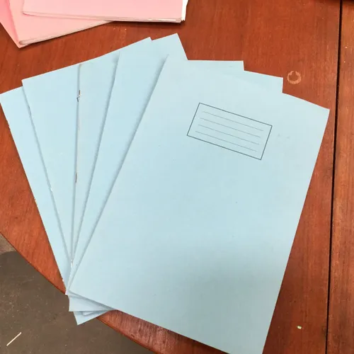 Light Blue School Jotter