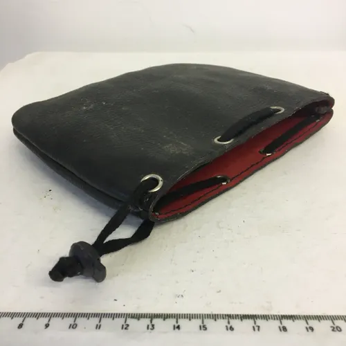 Black Leather Pouch