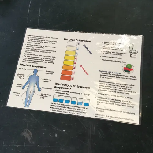 Medical Hydration Information Poster