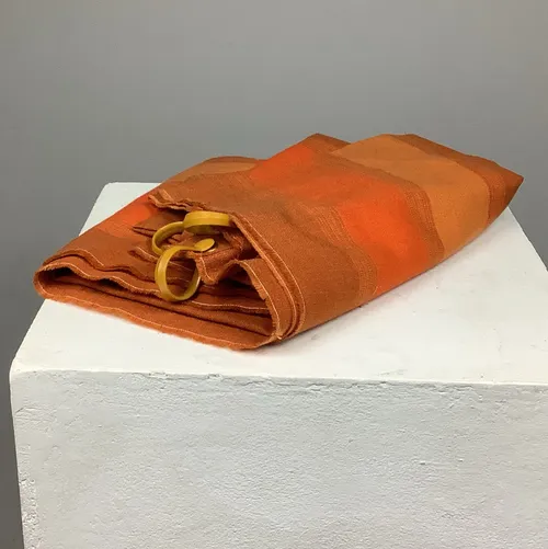 Retro Orange Curtain (Single)