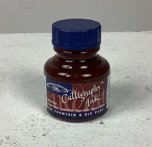 Red Calligraphy Color Ink