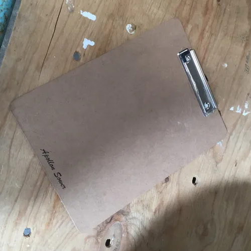 Wood Clipboard