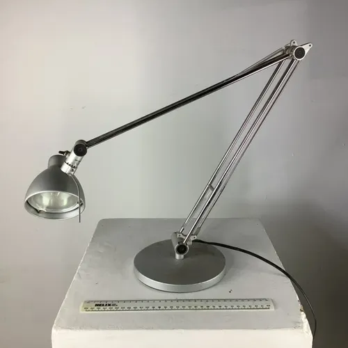 Long Silver Anglepoise Lamp