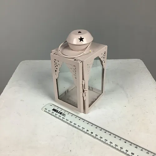 Pink Candle Holder Lantern